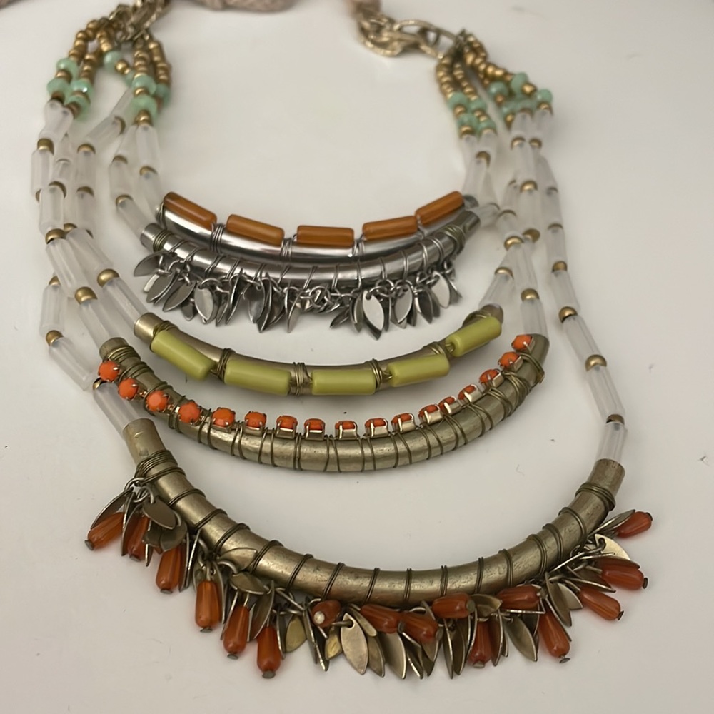 Bohemian 34” Boho Tiered Rope Necklace